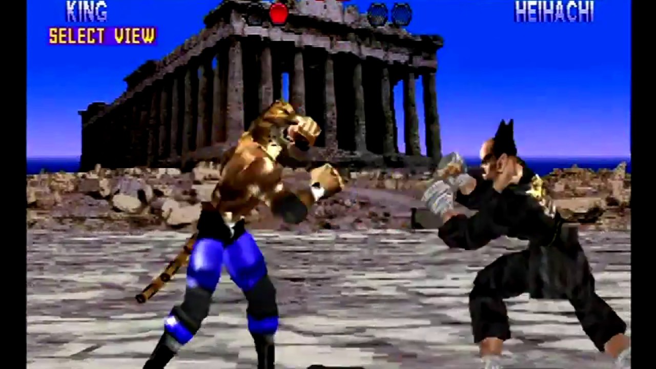 Tekken (PlayStation) Arcade Mode as King
