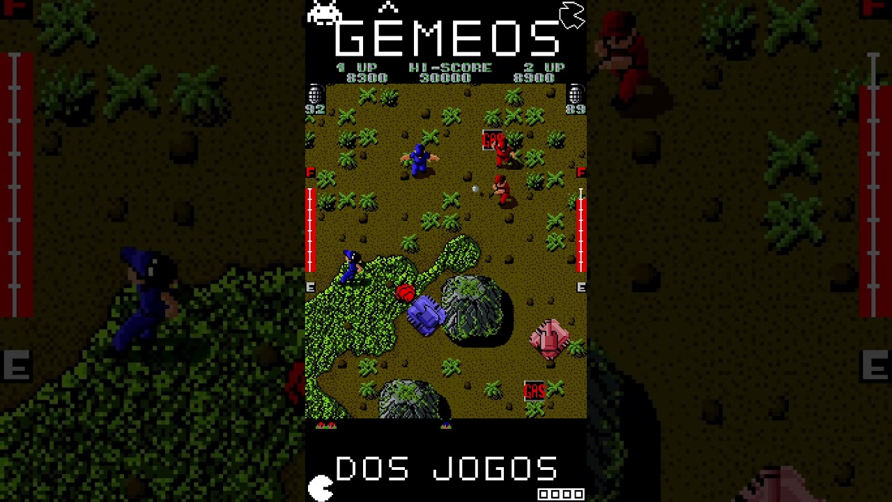 Gameplay r&aacute;pida: Ikari Warriors (Arcade) #jogosnostalgicos