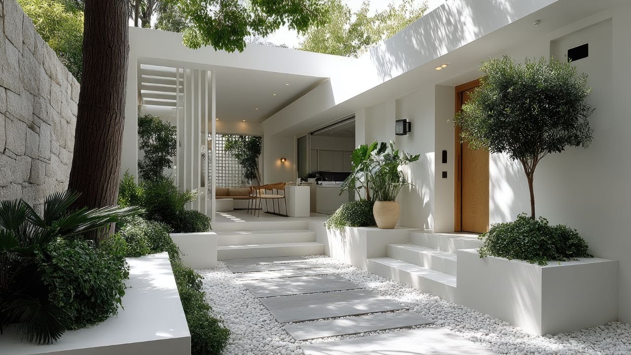 Modern Mediterranean Meets Minimalism | A Serene Architectural Tour
