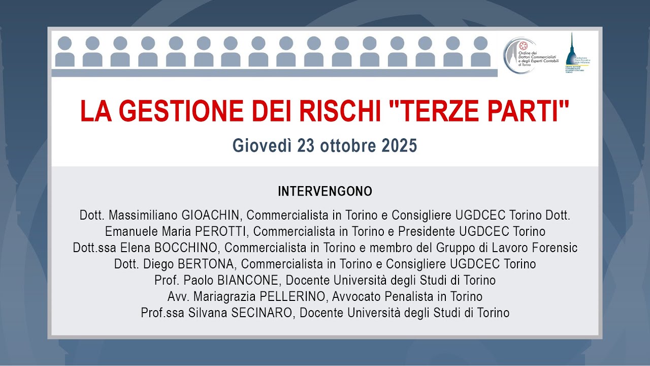 La gestione dei rischi 