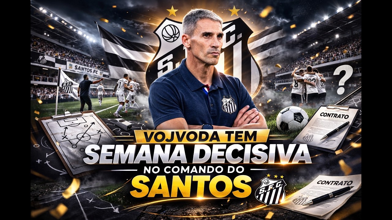Vojvoda tem semana decisiva no comando do Santos