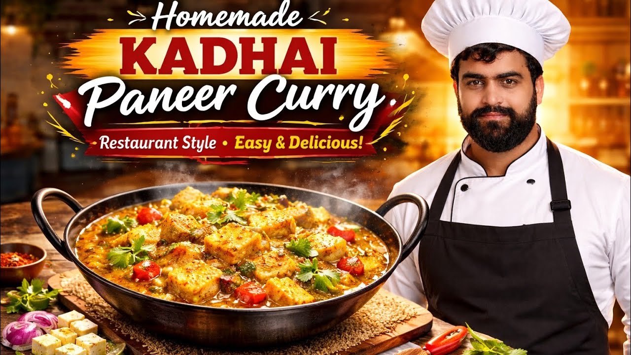 Homemade Kadhai Paneer Curry | Easy & Delicious Paneer Recipe l Chefmrjatin #chefmrjatin #food 