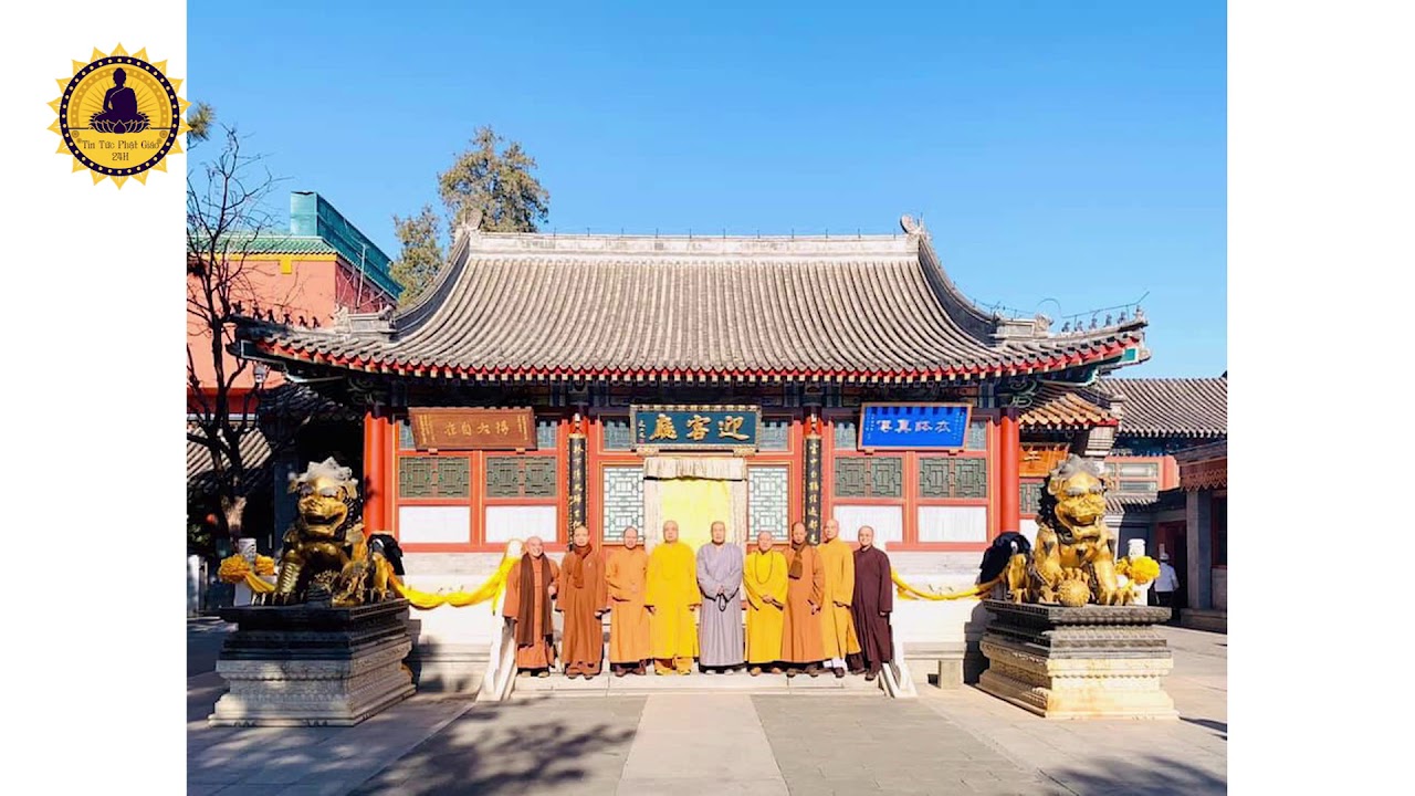 (TTPG24H) Ph&aacute;i đo&agrave;n GHPGVN thăm v&agrave; lễ Phật tại ch&ugrave;a Linh Quang - Trung Quốc
