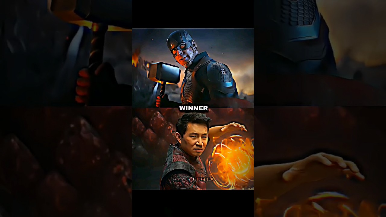 Captain america ( Mjolnir ) vs Shangchi ( 10 Rings ) 