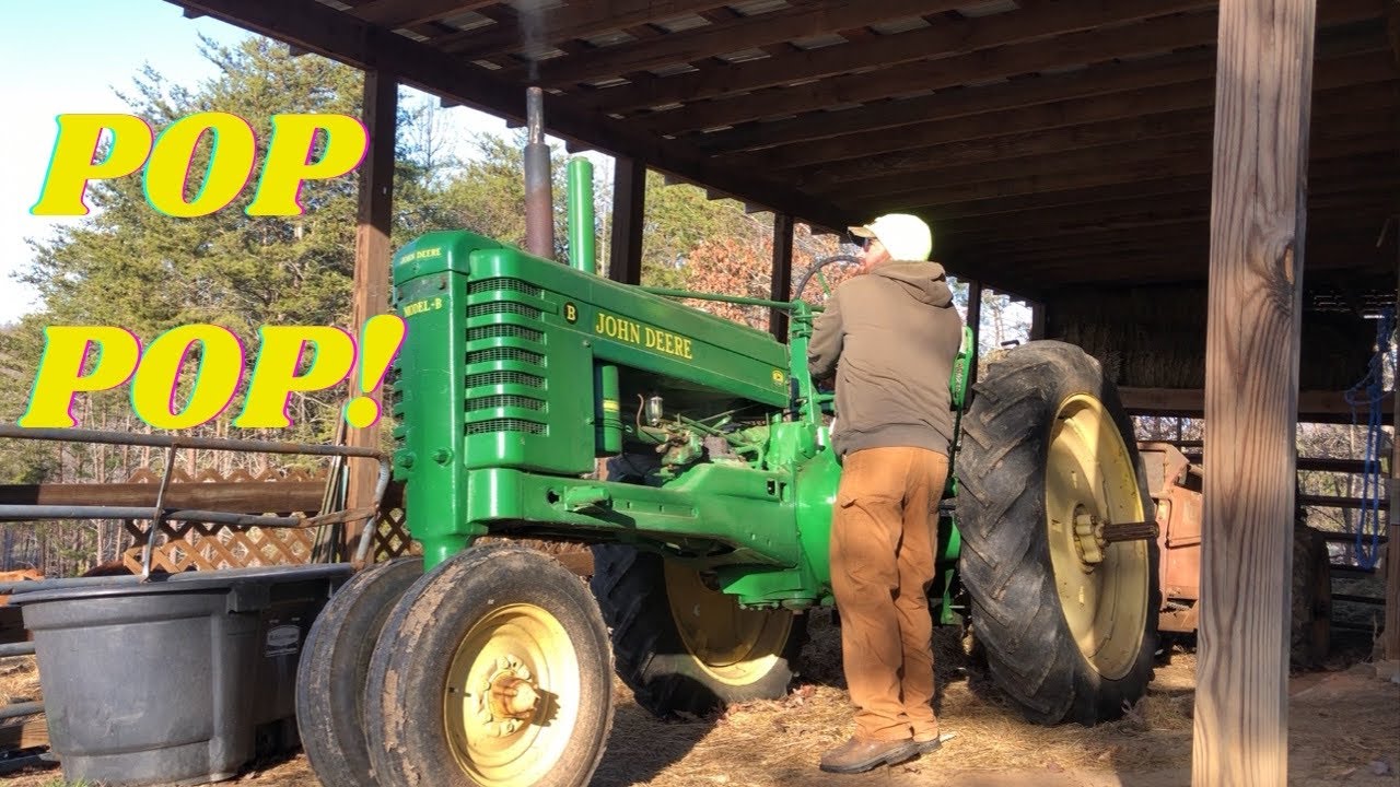 Холодный запуск модели John Deere B