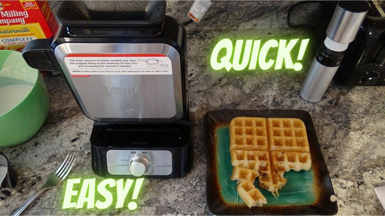 Ninja BW 1001 Neverstick Pro Belgian Waffle Maker Review | How To Use the Ninja Waffle Maker