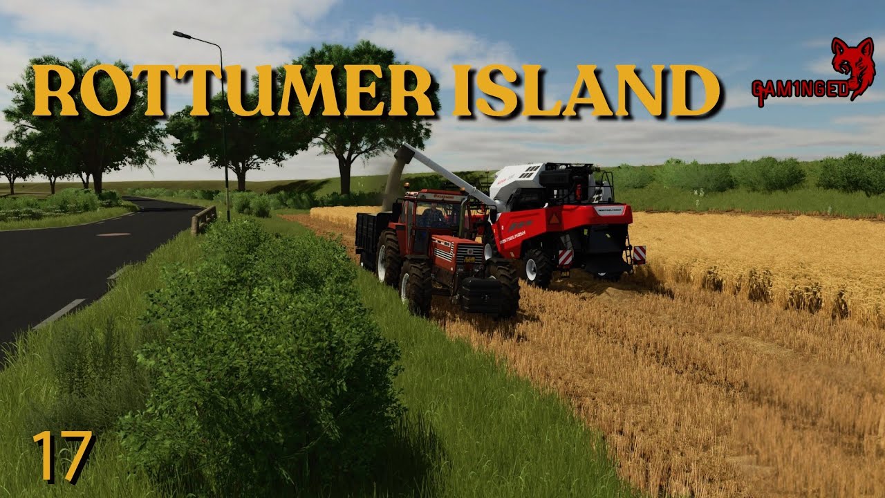 OOGSTSEIZOEN IS BEGONNEN! | ROTTUMER ISLAND #17 | FS25 | TIMELAPSE
