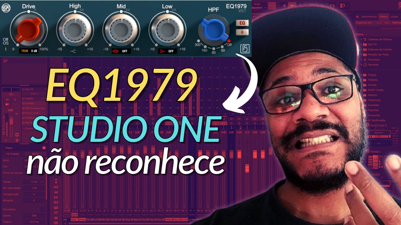 EQ1979 | Emulação do Neve 1073 GRATUITO - Como fazer o STUDIO ONE Reconhecer?? #presonus