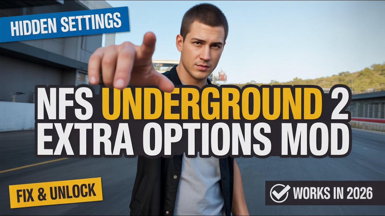 NFS Underground 2 Extra Options Mod (2026) &ndash; Unlock Hidden Settings & Fix Issues