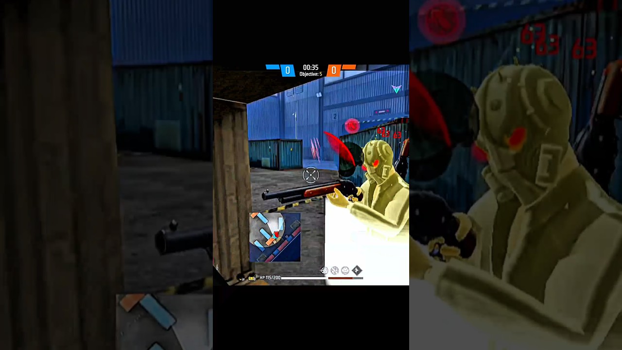 Freestyle vs Esports 🧠⛩️ #freefire #ffbd #esports #freestyle #ffshorts