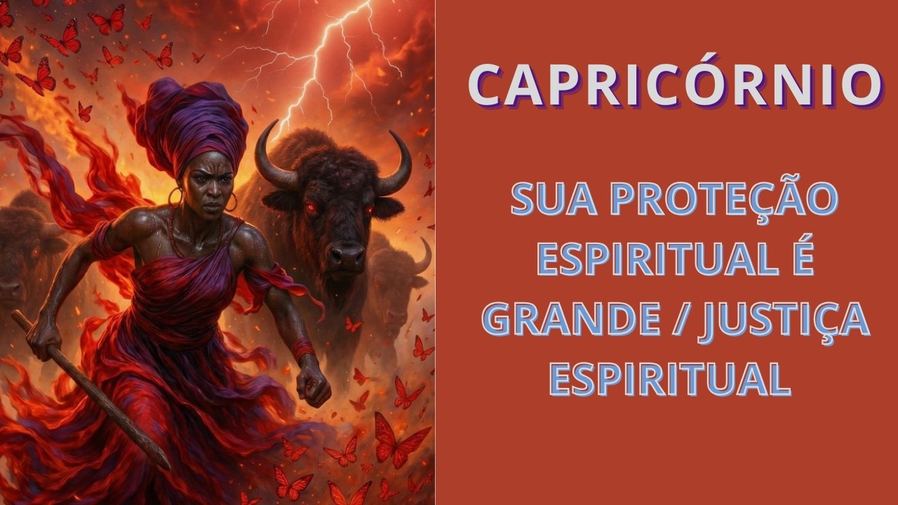 CAPRICÓRNIO 💵 SUA PROTEÇÃO ESPIRITUAL É GRANDE 🚨RESTABELECIDO JUSTIÇA DIVINA