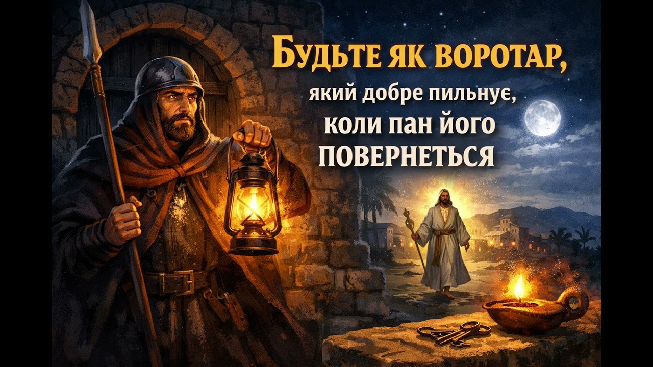 Проповідь на притчу про воротаря, який чекав Пана