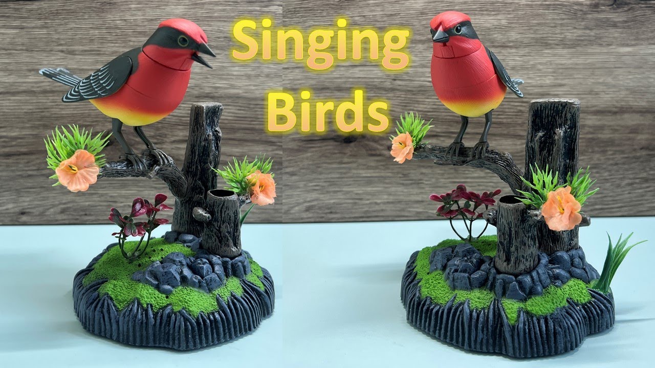 Unboxing of Singing Bird Toy | Beautiful Gift | Home Decoration Toys