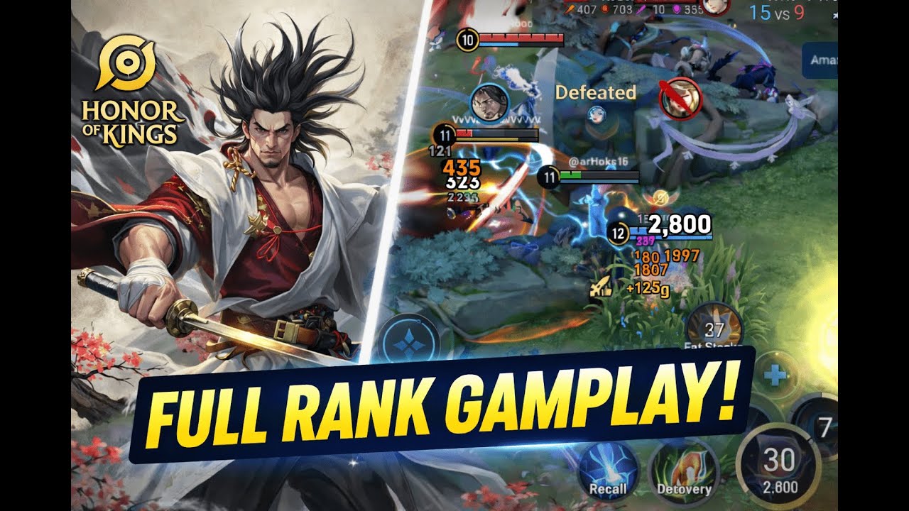 Мусаши всё ещё сломан! 😱 Полное прохождение игры | Honor of Kings Global