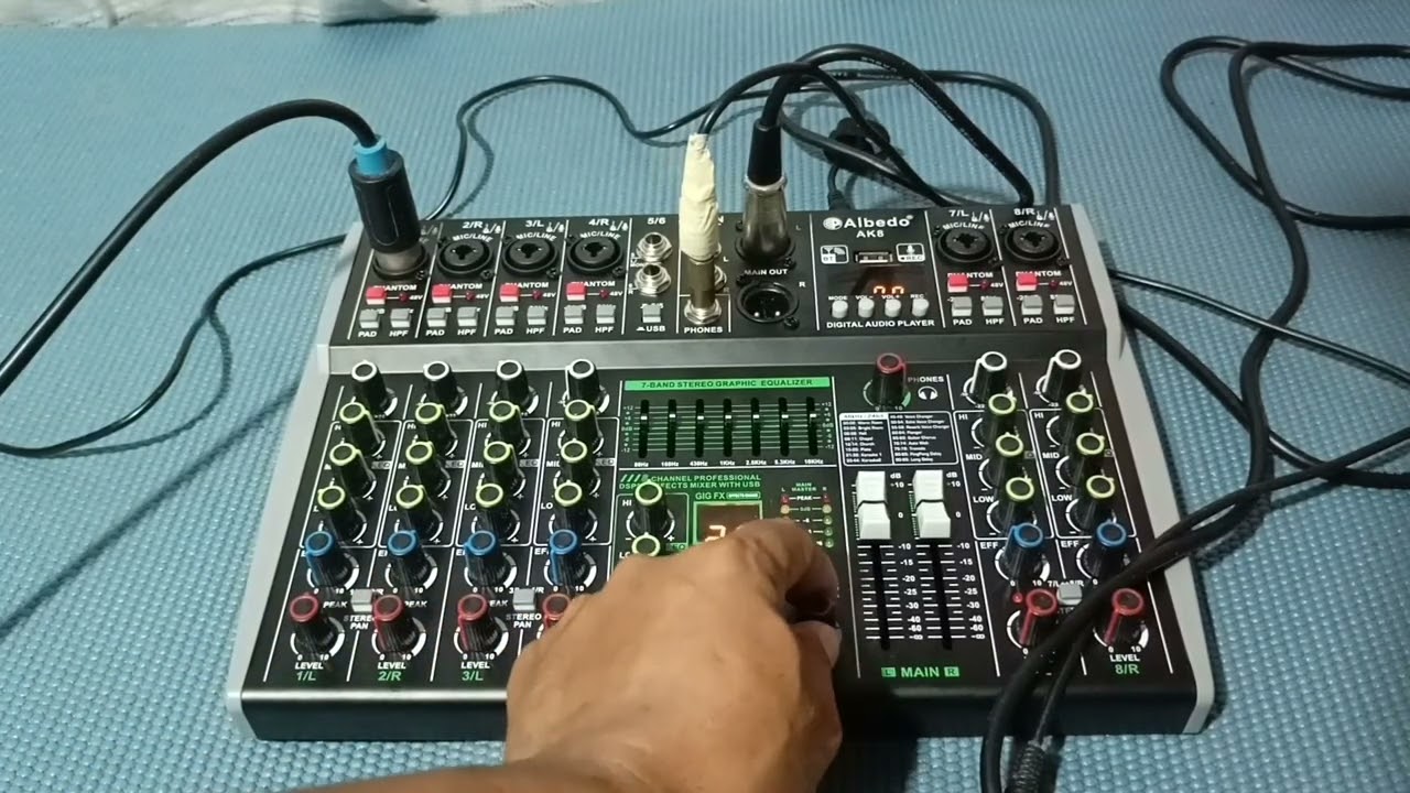 AIBEDO AK8 8 channel Audio Mixer Review