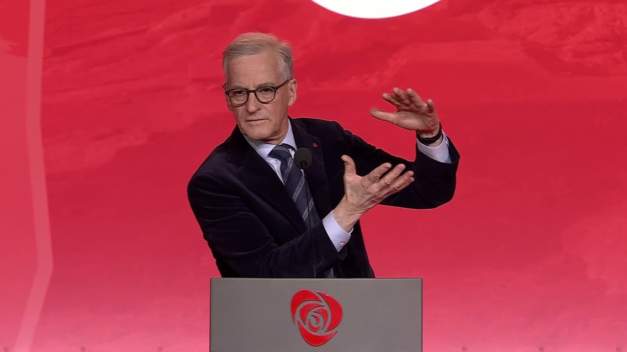 Jonas Gahr Støre oppsummerer den politiske debatten | Arbeiderpartiets landsmøte 2023