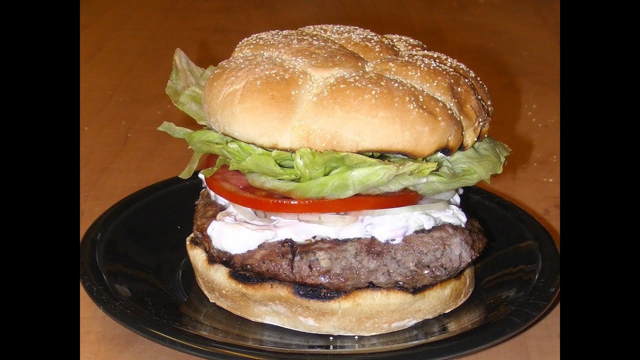 Lamb Burger with Michael's Home Cooking