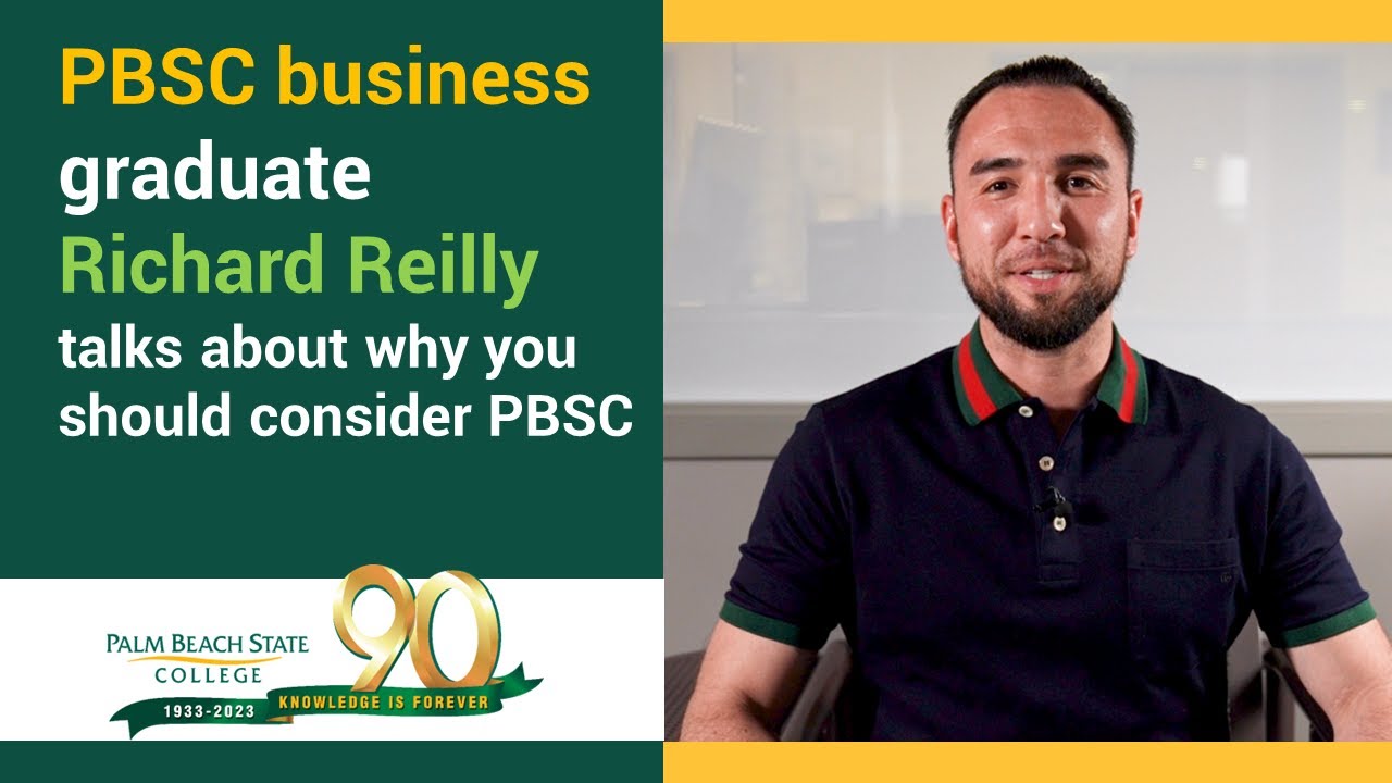 PBSC business graduate Richard Reilly talks about why you should consider PBSC