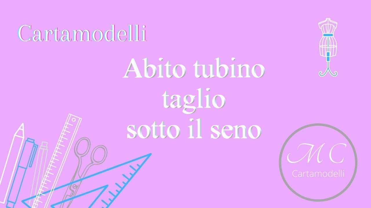 Abito tubino taglio sotto il seno