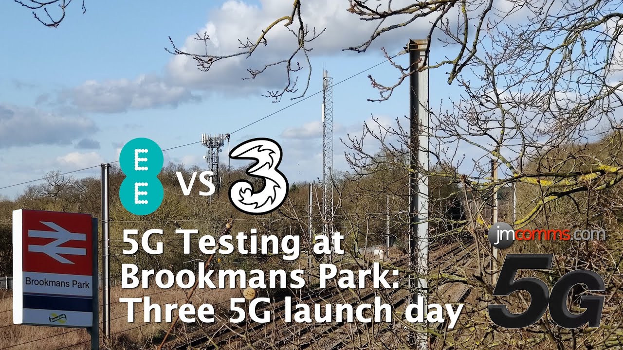 Three 5G Launch Day Test compared to EE 5G and 4G