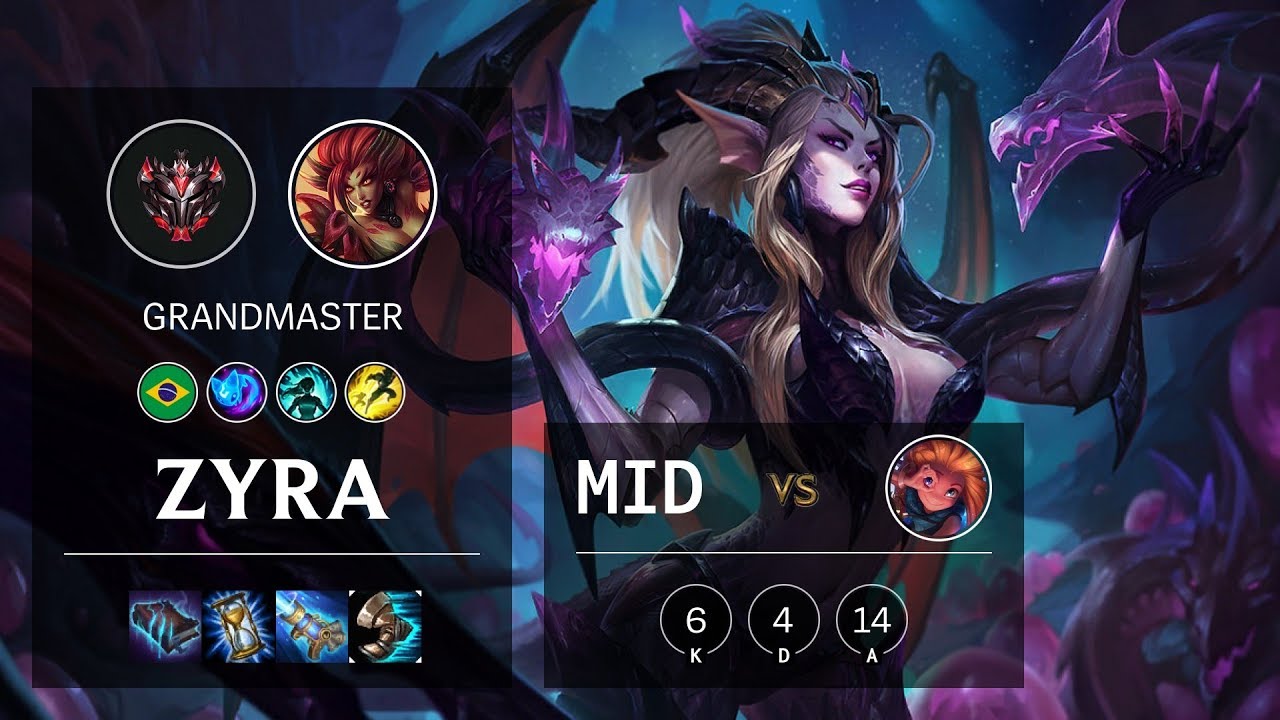 Zyra Mid vs Zoe - BR Grandmaster Patch 10.10