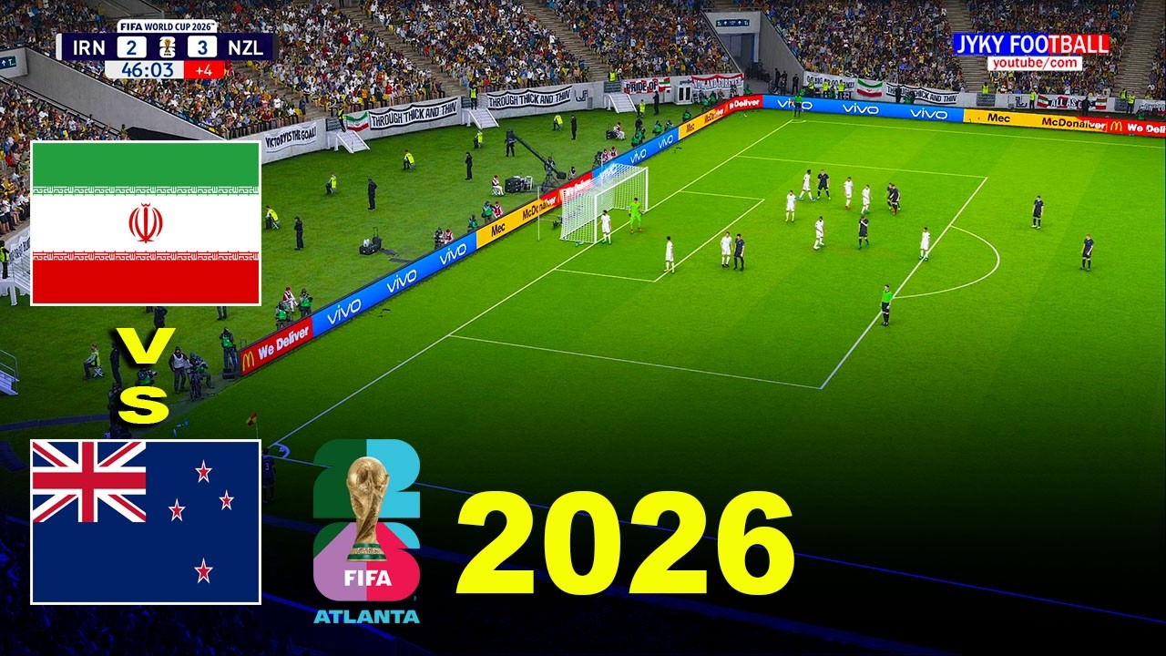 IRAN vs NEW ZEALAND GROUP -G | FIFA World Cup 2026 (USA) | Full match all goals | eFootball gameplay