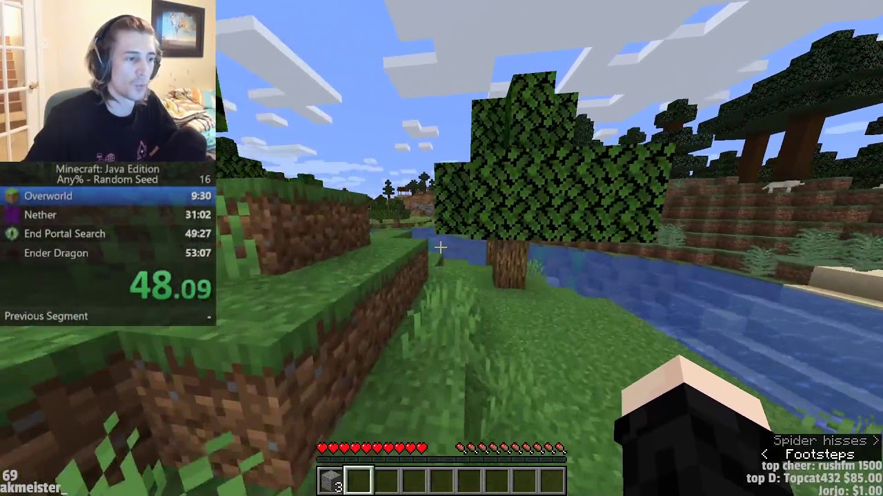 xQc tries to talk normally