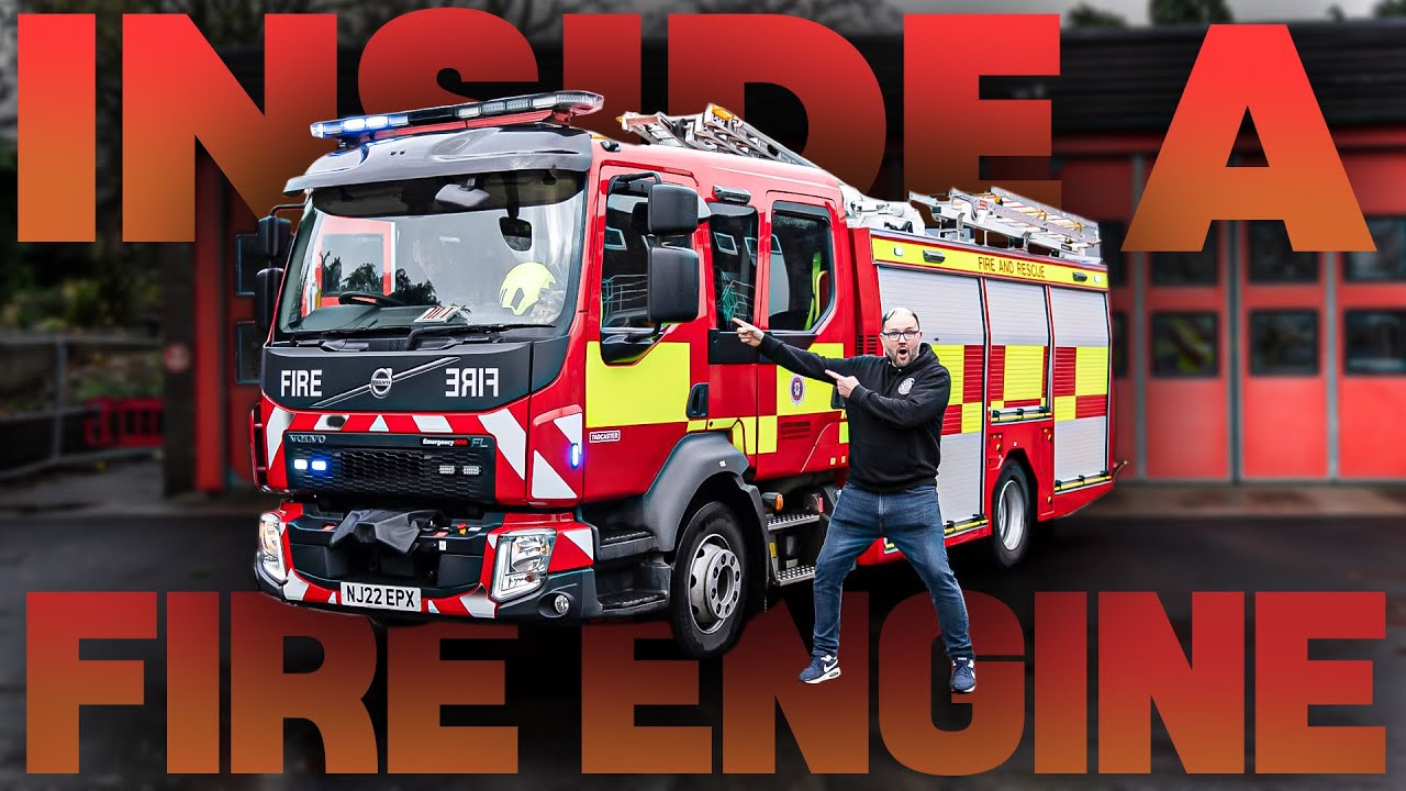 View Inside A Working Fire Engine! See What They Carry.