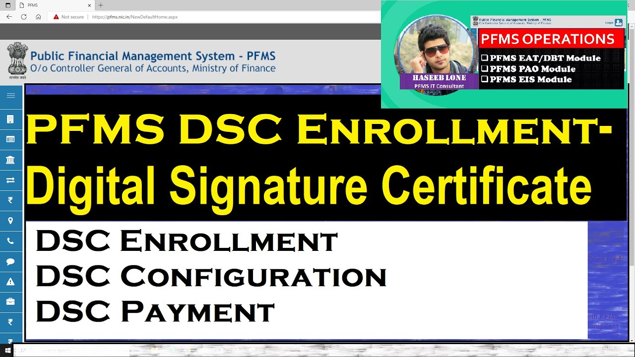 PFMS DSC Enrollment & Digital Signing through JAVA |DSC ENROLLMENT, CONFIGURATION & PAYMENT