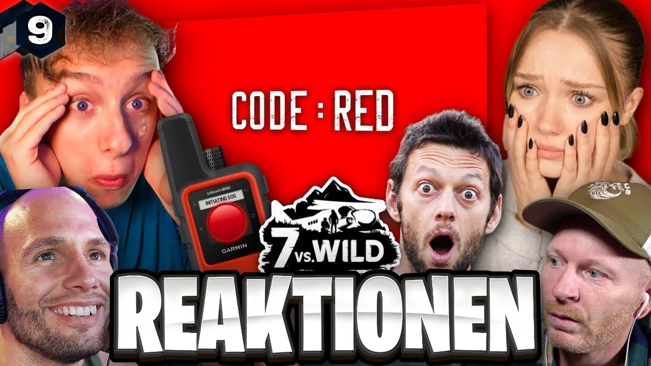 ALLE Reaktionen der Teilnehmer auf Folge 9 😱 7 vs. Wild - Crashed