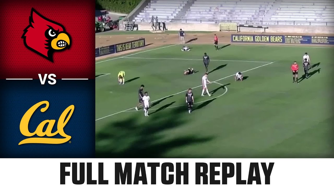 Louisville vs. Cal Full Match Replay | 2024 ACC Men's Soccer