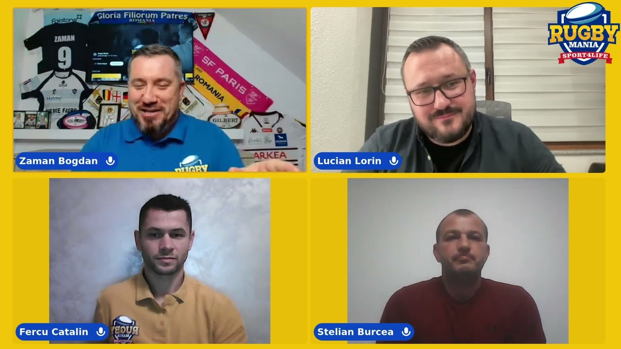 Rugby Mania Ep. 80, invitați: Lucian Lorin, Stelian Burcea și Cătălin Fercu