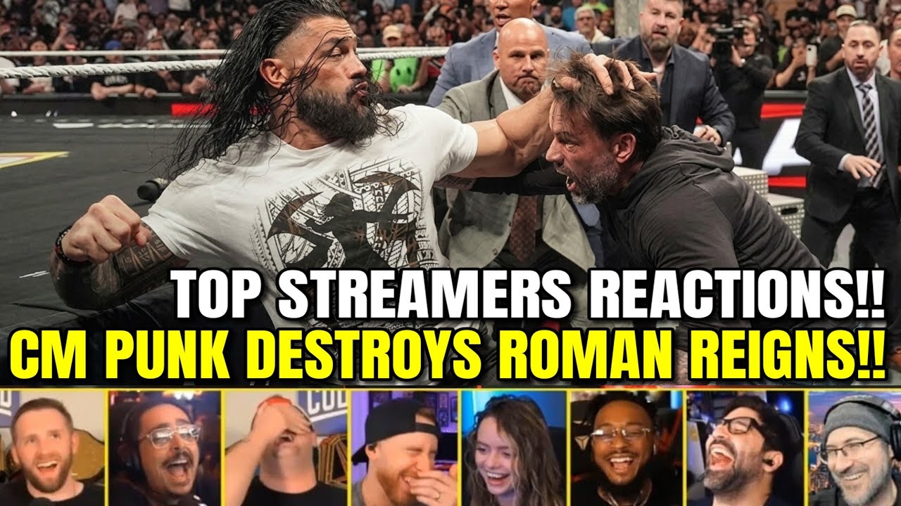 Реакция стримеров на разгромную победу Си Эм Панка над Романом Рейнсом | WWE RAW 30 марта 2026 г.