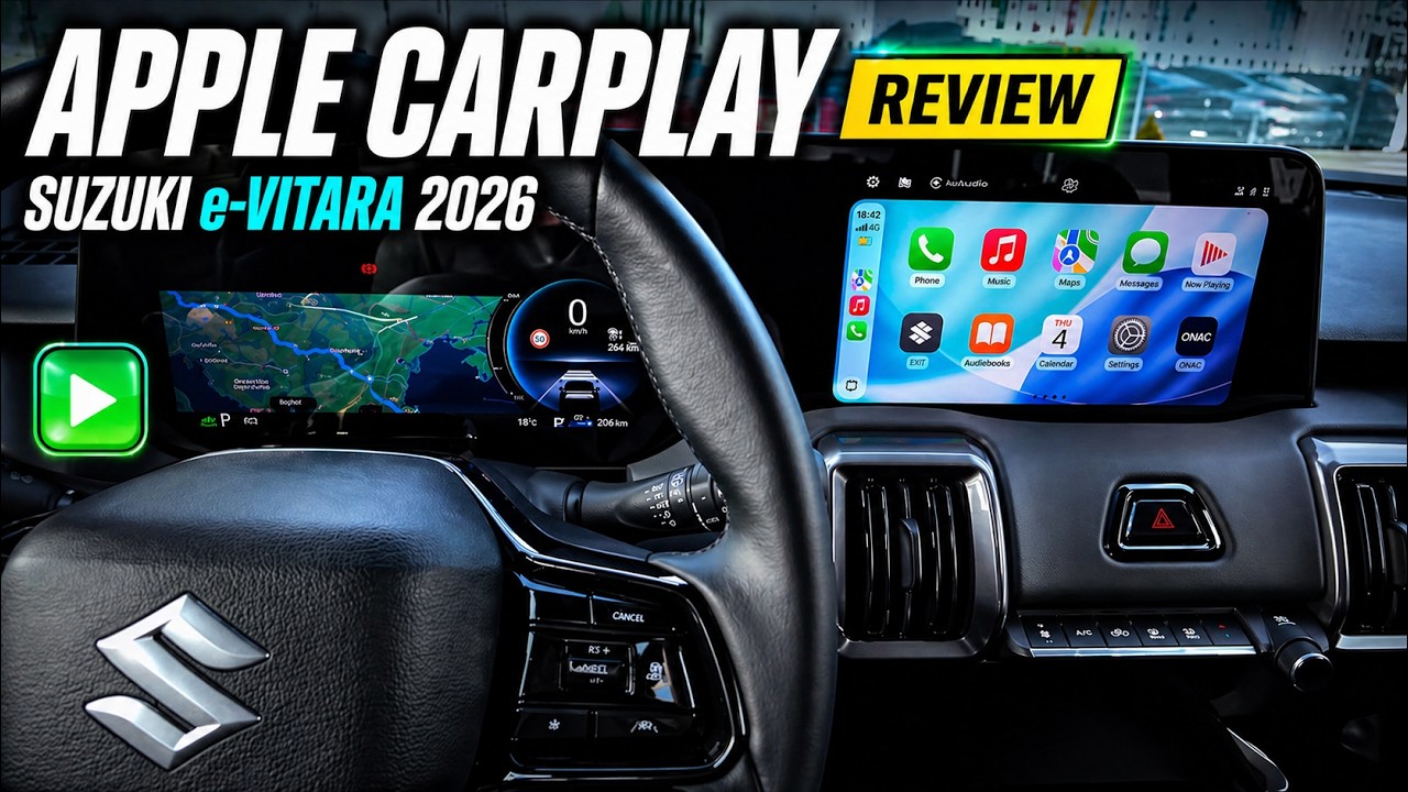 Suzuki eVitara 2026 &ndash; test Apple CarPlay