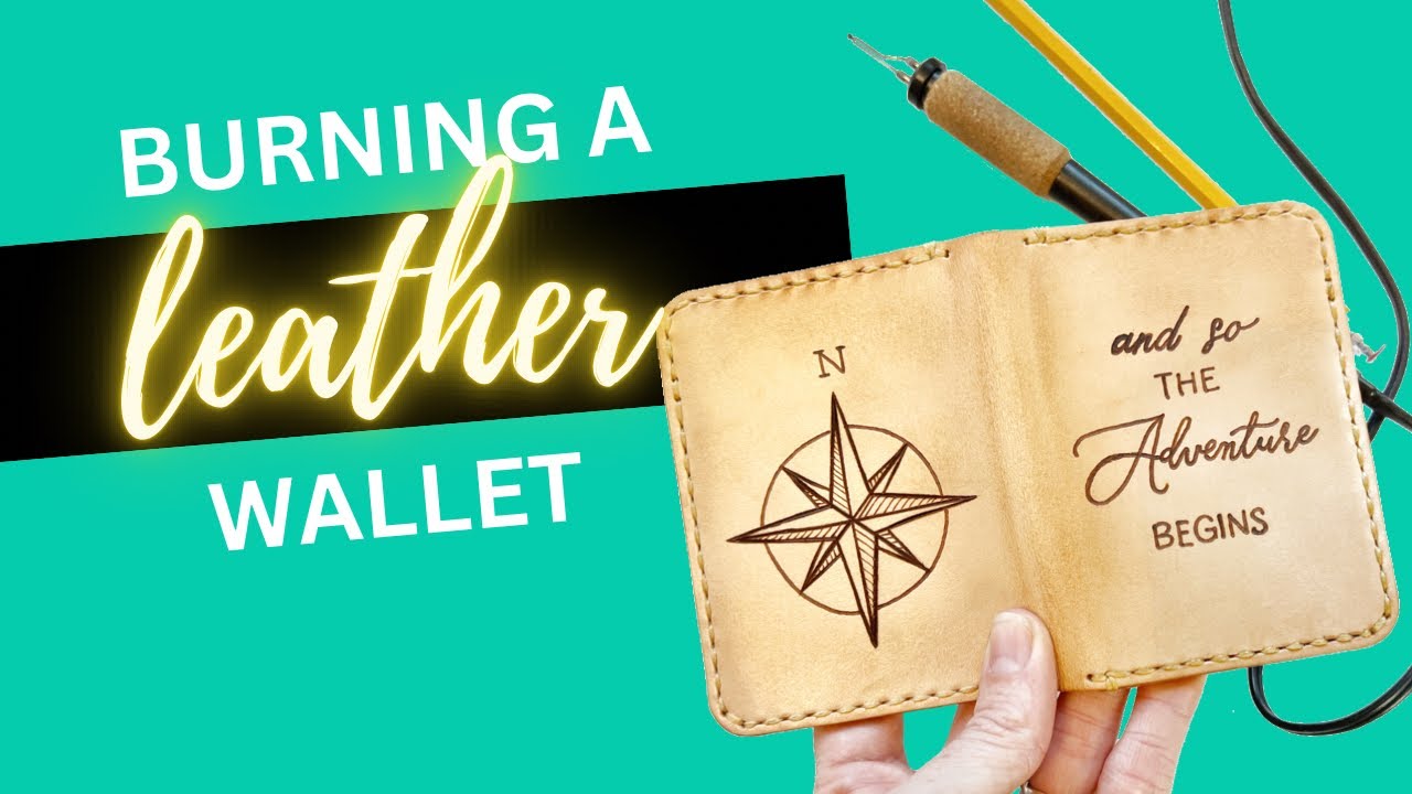 Leather Pyrography Tutorial: Craft an Epic Wallet with the Woodburning Crate Club