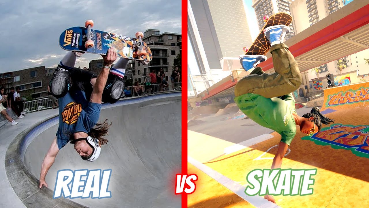 I Recreated Real Life Skate Clips In Skate!
