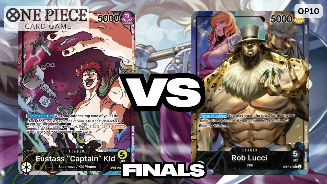Yellow Kid VS Lucci | OP10 Locals Gameplay - Finals