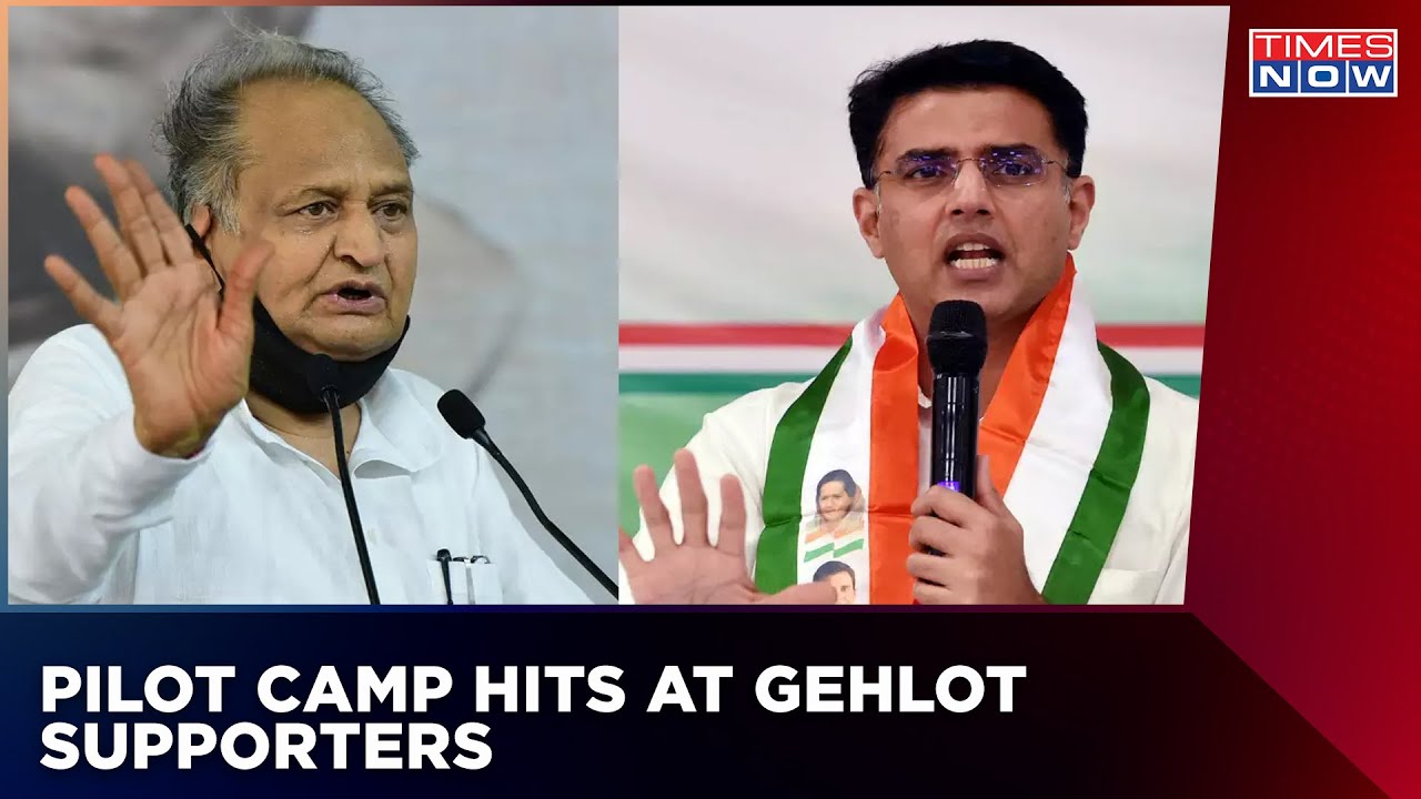 Political Tussle Between Two Congress Camps In Rajasthan, Pilot Factions Hits At Gehlot Supporters