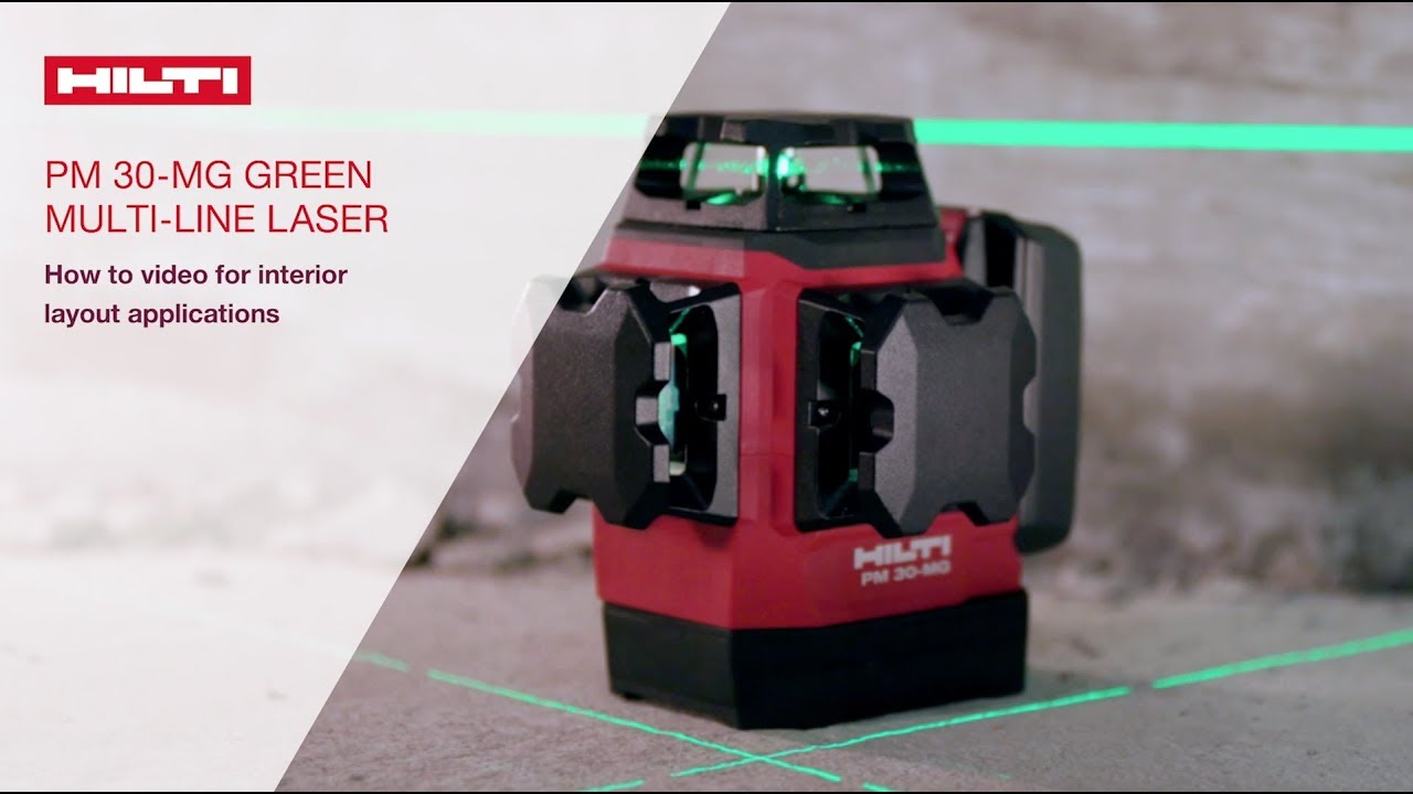 HOW TO use Hilti's PM 30-MG in interior layout applications