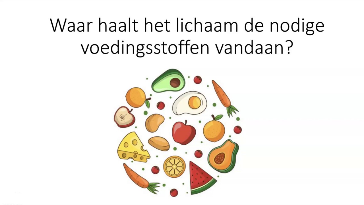 Voedingsstoffen en voedingsmiddelen