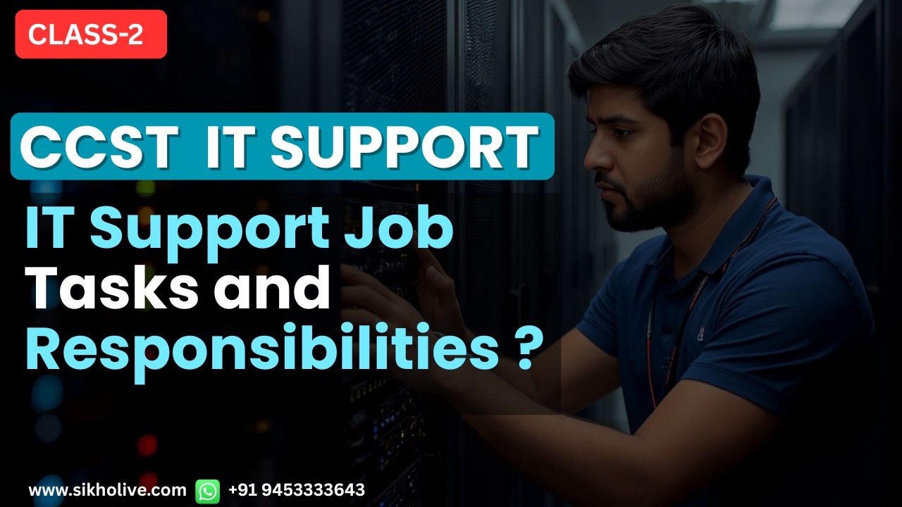 IT  Support Technician Class-2 | IT Support Job Tasks and Responsibilities Explained Hindi