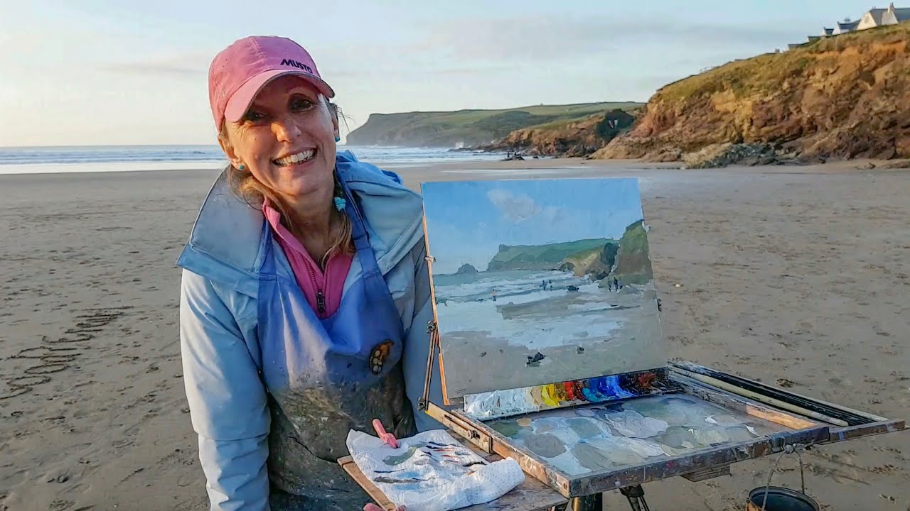 Real Time PLEIN AIR with Challenges, Oil Painting Demonstration