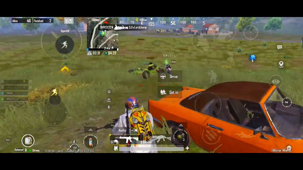 2v4 insane clutch vehicle blast bgmi gameplay