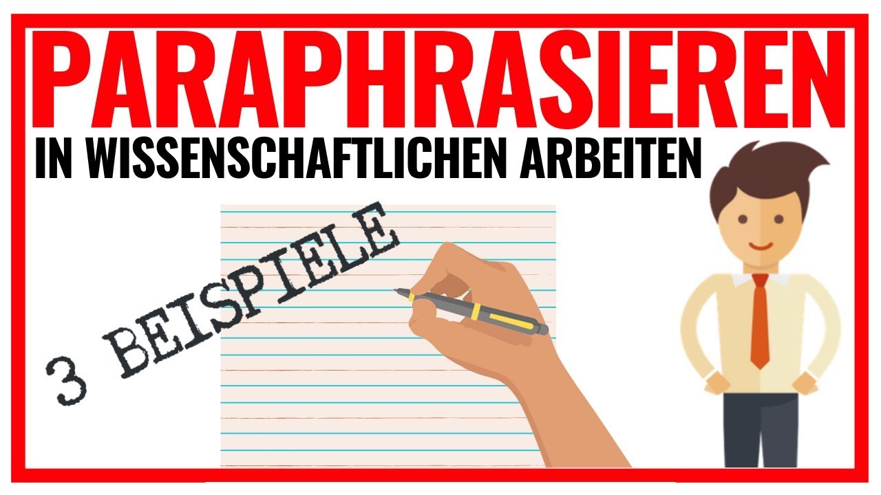 Paraphrasieren in wissenschaftlichen Arbeiten |❝ 3 Beispiele für korrektes Zitieren ❝