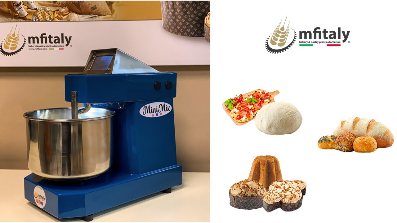 MFITALY | Impastatrice a spirale MiniMix Pro Edition - Spiral Dough Mixer - Amasadora de pan