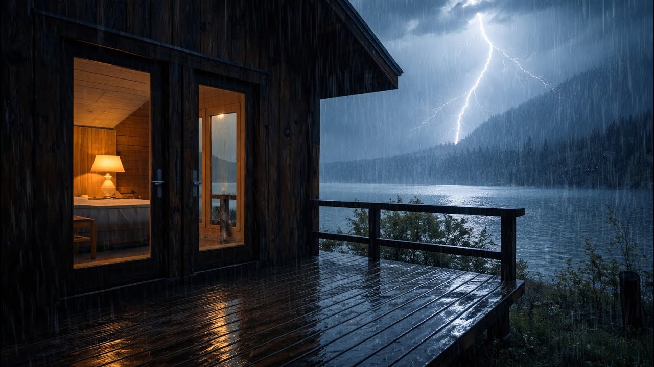 Slow Rainfall to Settle Your Mind | Forest Rain Sounds for Deep Sleep