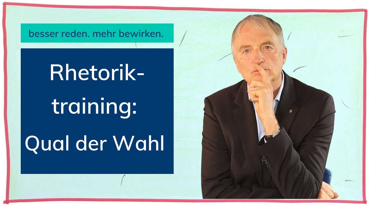 Welches Rhetoriktraining passt f&uuml;r mich?