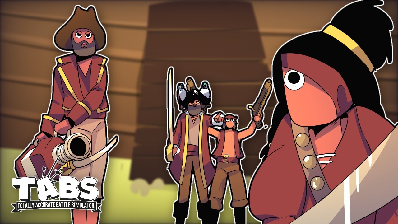 A DOMINAÇÃO dos PIRATAS Totally Accurate Battle Simulator TABS