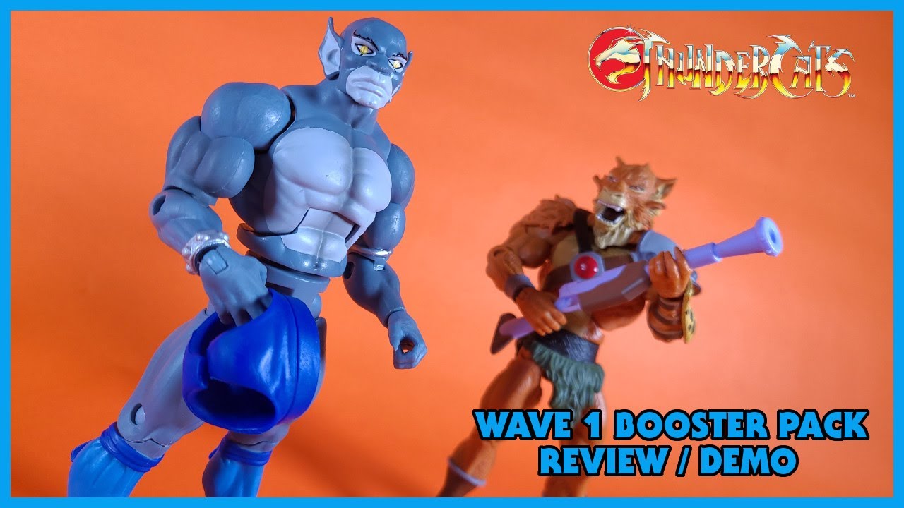 Super7 ULTIMATES! ThunderCats Wave 1 Booster Pack Review and Demo! Time to fix PANTHRO & JACKALMAN!