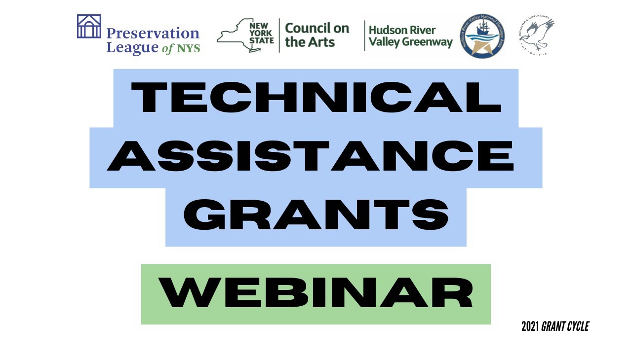 Webinar: Technical Assistance Grants 8/30/2021